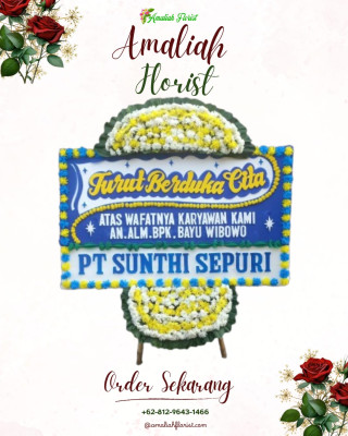 Papan Bunga Duka di Sampir